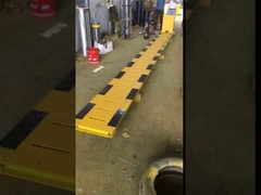 เครื่องกีดขวางยางรถยนต์อัตโนมัติ สแตนเลสสตีล A3 แบบฝังพื้น ป้องกันการกระแทก