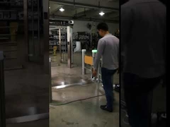 ไม้กั้นทางเข้าออกคนเดินแบบอัตโนมัติชนิดกระบอกสูบ