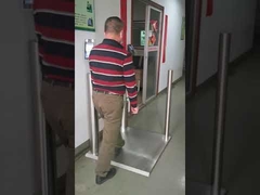 เครื่องกั้นทางเข้าแบบหมุนพร้อมเครื่องวัดอุณหภูมิและจดจำใบหน้า