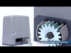 DC24V ความจุในการโหลด 500 กก. สวิตช์ จำกัด อิเล็กทรอนิกส์มอเตอร์ประตูบานเลื่อนพร้อมแบตเตอรี่สำรอง