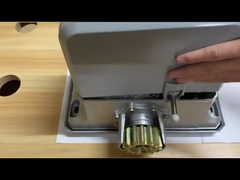 ที่เปิดประตูบานเลื่อนอัตโนมัติอลูมิเนียมสีเงินสำหรับงานหนักพร้อมรีโมทคอนโทรล