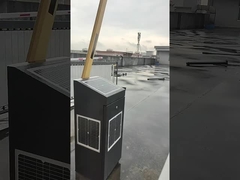 พลังงานใหม่ DC มอเตอร์ไร้แปรงถ่านประตูกั้นบูมแปลงความถี่พลังงานแสงอาทิตย์สำหรับลานจอดรถ