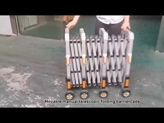 รั้วกั้นทางเข้าออกแบบขยายได้ ควบคุมฝูงชนด้วยมือ (แบบผลักและดึง)