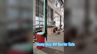 Heavy Duty 8M Fence Arm DC มอเตอร์ไร้แปรงถ่านประตูกั้นบูมสำหรับที่จอดรถและการควบคุมการจราจร
