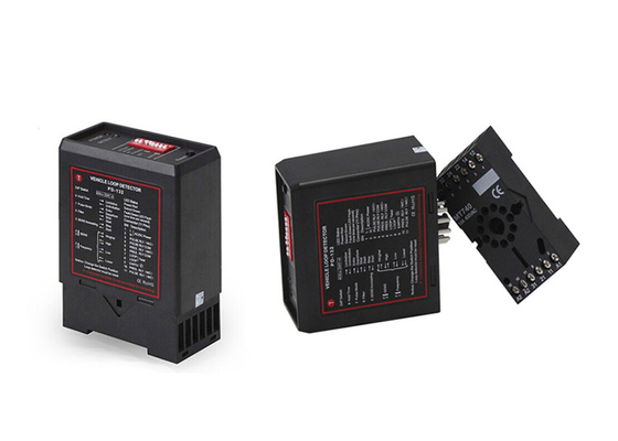 เครื่องตรวจจับยานพาหนะแบบขดลวดเหนี่ยวนำ AC 110V 220V ช่องทางเดียว 10ms Rection Time