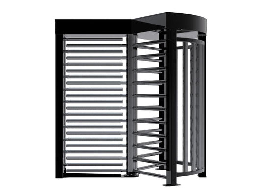 ประตูหมุนแบบเต็มความสูงกันน้ำ พร้อมปุ่มควบคุม และเหล็กอบสี