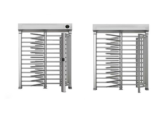 เครื่องอ่านบาร์โค้ด RFID ประตูหมุนแบบเต็มความสูง พร้อมการทำงานด้วยไฟ DC 24V และกลไกป้องกันการตามติด สำหรับการควบคุมการเข้าออกแบบคู่