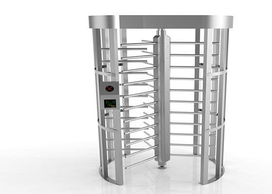 เครื่องอ่านบาร์โค้ด RFID ประตูหมุนแบบเต็มความสูง พร้อมการทำงานด้วยไฟ DC 24V และกลไกป้องกันการตามติด สำหรับการควบคุมการเข้าออกแบบคู่