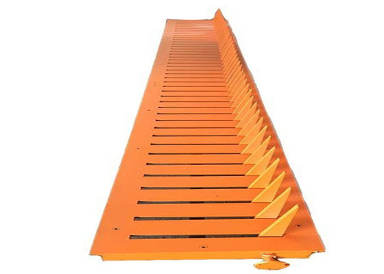 เครื่องกีดขวางล้อยางแบบพับเก็บได้อัตโนมัติ พร้อมใบมีดหนา 10 มม. และรับน้ำหนักขั้นต่ำ 60 ตัน เพื่อความปลอดภัยสูง