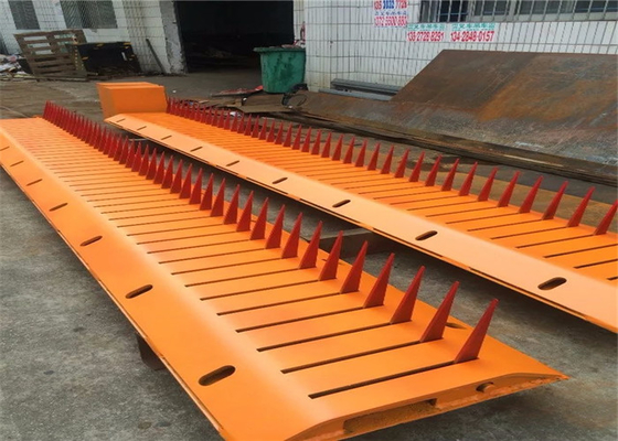 6 เมตรไฟฟ้ากำลังสูงความเร็วสูง spikes ถนน electromechanical 40 ตันกำลังการผลิต