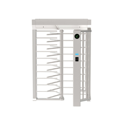 กึ่งอัตโนมัติเต็มความสูง Turnstile Single Lane Access Control Reader อาคารทางเข้าด้านนอก