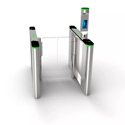 BLDC Motor Swing Gate Turnstile การจดจำใบหน้า Fast Lane SS304 Speed ​​Gate Turnstile