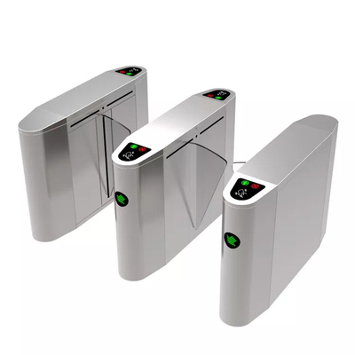 BLDC Motor Flap Barrier Gate Access Control ความปลอดภัยทางสาธารณะที่สมบูรณ์