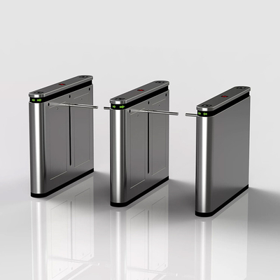 24V BLDC Motor Drop Arm Turnstile ไฟ LED แบบสองทิศทางขนาดบาง