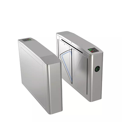 ความปลอดภัย BLDC Motor Flap Barrier Gate Turnstile อินเตอร์เฟส RS485 พร้อมไฟ RGB