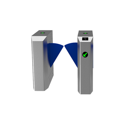 ประตูทางเข้าสำหรับคนเดินเท้า Flap Barrier Gate การควบคุมหลายโหมดทางเดียว / สองทาง