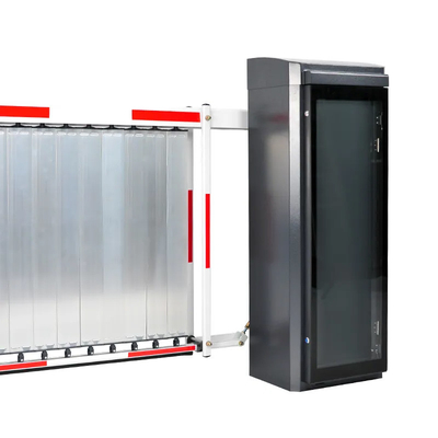 ที่จอดรถไฟฟ้าอัตโนมัติโฆษณา Barrier Gate อลูมิเนียมฟันดาบบูมรีโมทคอนโทรล