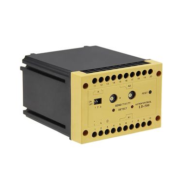 สีเหลือง Boom Barrier Gate Vehicle Loop Detector ช่องเดียว เกรดอุตสาหกรรม