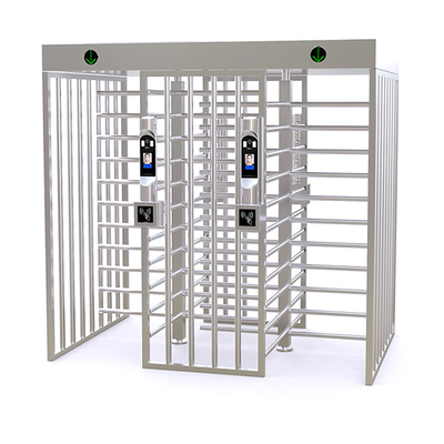 ประตูหมุนป้องกันการคลานเต็มความสูงด้วยมอเตอร์ 316 Stainless Steel Anti Pass Back