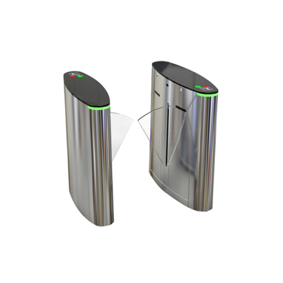 DC servo มอเตอร์ 100% ไม่เกิดสนิม SS304 TCP / IP ประตูกั้นทางเข้าคนเดิน
