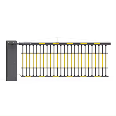6 เมตร 24V BLDC Motor Boom Fence Barrier Gate 3s ถึง 16s ความเร็วปรับปรับ IP 54 ระดับการป้องกัน