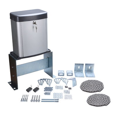 300KG DC24V แจกเกียร์เชือกขับเคลื่อน แบตเตอรี่สํารองทางเลือก เปิดประตูเลื่อนที่อยู่อาศัย
