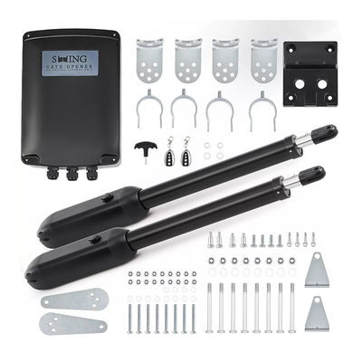 SW-400DC Worm Gear โมเตอร์ทองแดงหุ่นหนัก Swing Gate เปิดประตูทางแม่เหล็กไฟฟ้า
