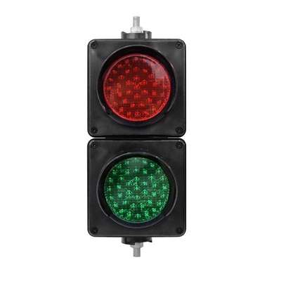 ไฟจราจร LED 2 สี แดงและเขียว ขนาด 100 มม. 4 นิ้ว สำหรับแพลตฟอร์มขนถ่ายสินค้าขึ้นลง