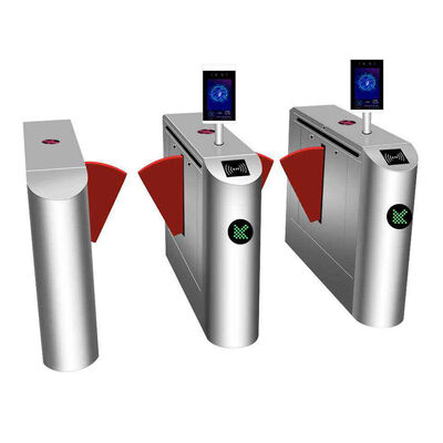 การรับรู้ใบหน้า SUS304 35W ประตูป้องกัน Flap พร้อมสัญญาณ LED สําหรับควบคุมการเข้าถึง