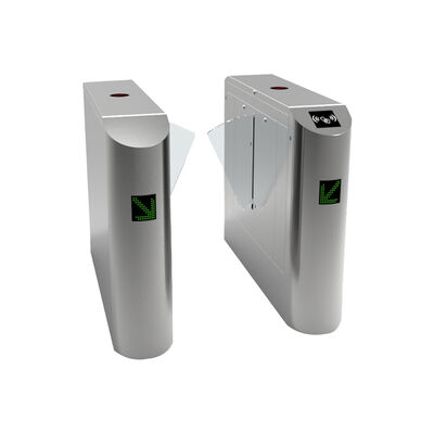 ความยาวแขน 27cm DC24V 304 สแตนเลส Flap Barrier Gate Speed Gate สําหรับการควบคุมการเข้าถึง