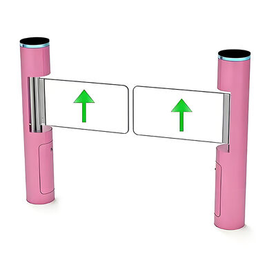 ประตูหมุนแบบกระบอก 168 มม. พร้อมมอเตอร์ไร้แปรงถ่าน DC และระบบควบคุมการเข้าออกสองทิศทาง