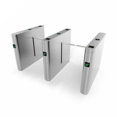 SS316 IP54 Drop Arm Turnstile พร้อมมอเตอร์ 40W สําหรับการควบคุมการเข้าถึงและการรักษาความปลอดภัยของประตูกั้น