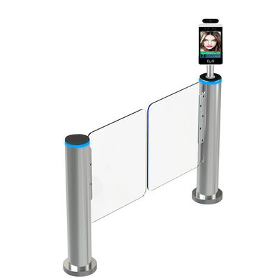 ปิดตัวเอง Fastlane Swing Barrier Gate ทรงกระบอก Speed ​​Gate สำหรับอาคาร