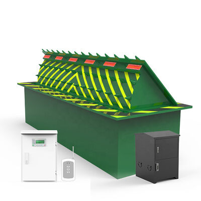 3.7KW RS485 PLC Control Hydraulic Road Blocker สําหรับการควบคุมรถยนต์ความปลอดภัยสูง