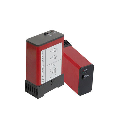 เครื่องตรวจจับการจราจรแบบเหนี่ยวนำวงวนพลาสติกวิศวกรรม PC+ABS ที่ทนทาน พร้อมช่วงความถี่ 20 kHz ถึง 170 kHz และเวลาตอบสนอง 100ms