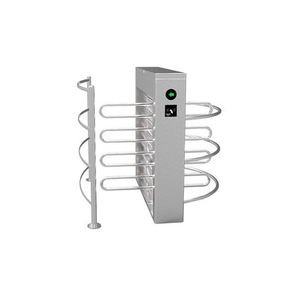 เครื่องกั้นทางเข้าแบบสแตนเลสสตีล 304 สูงระดับเอว พร้อมอัตราการไหล 25 ถึง 30 คนต่อนาที และได้รับการรับรอง CE