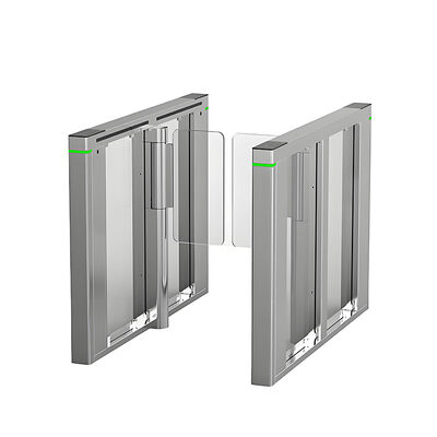 มอเตอร์ DC BLDC 40W ประตูหมุน Speed Gate สแตนเลส SS304 ความสูงเอว อะคริลิค ความปลอดภัยสูง