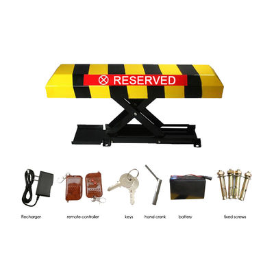 DC12V มอเตอร์ล็อคจอดรถอัตโนมัติด้วยความสูงการยก 305 มม และแบตเตอรี่กรด鉛ที่สามารถชาร์จใหม่ได้