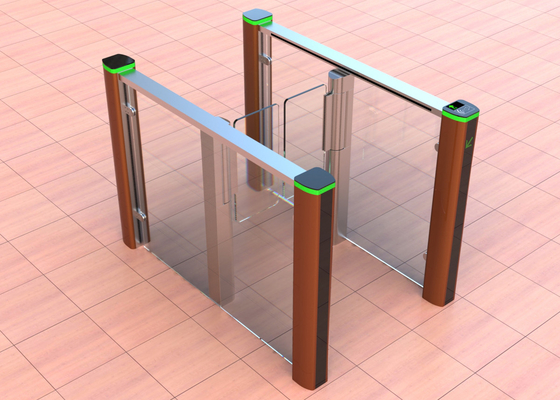 MCBF ความสูงเต็มประตูทางเดินเท้า Barrier ในร่มกลางแจ้ง 600-900mm ความกว้างของช่อง