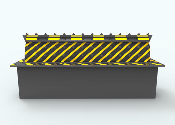 เครื่องกีดขวางถนนไฮดรอลิกแบบติดตั้งบนพื้นผิว พร้อมการควบคุมคำสั่งโปรแกรม PLC และความจุถังไฮดรอลิก 120 ลิตร