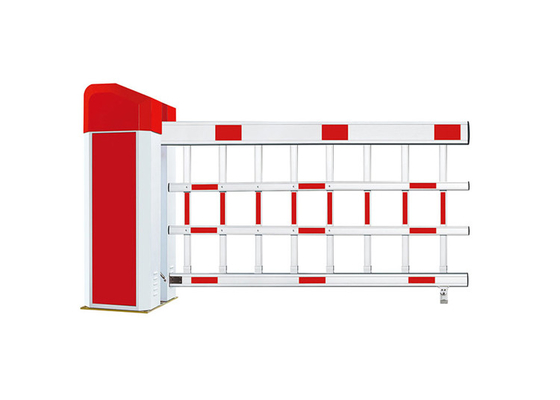 การควบคุมยานพาหนะ 250W 6m Arm MCBF boom Barrier Gate