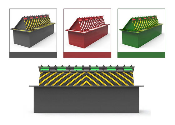 3.7KW IP68 RS485 เครื่องกีดขวางถนนไฮดรอลิกสำหรับควบคุมการจราจรยานยนต์เพื่อความปลอดภัยสูง