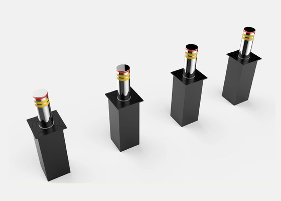 3.7Kw 80T กำลังโหลด IP68 ที่จอดรถ Bollard อัตโนมัติแบบถอดได้