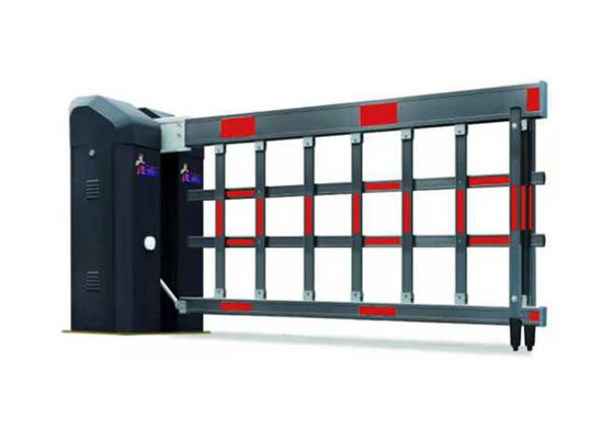 ประตูรั้วอัตโนมัติอะลูมิเนียม 250W 6 เมตร IP44 สำหรับความปลอดภัยที่จอดรถ