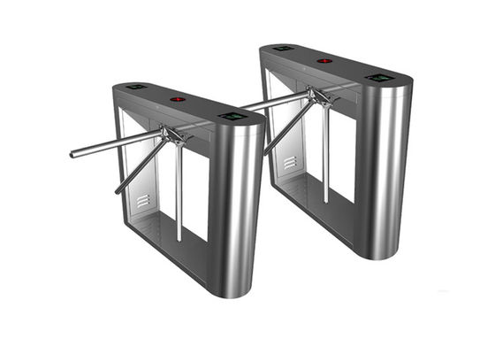 ความยาวแขน 510 มม. 24VDC 40W ประตูไม้กั้นสามขาพร้อมตัวเรือนสแตนเลส 304 สำหรับควบคุมการเข้าออก