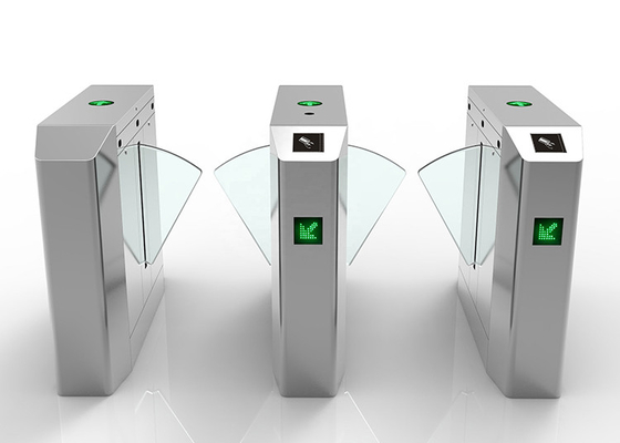 0.2s 40persons / min RS485 Bi Directional Flap Turnstile