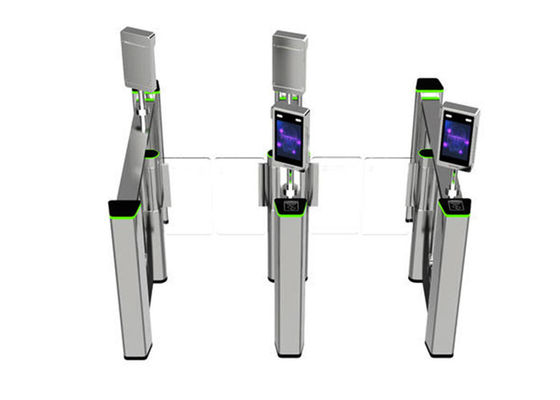 SUS304 Biometric Recognition Glass Turnstile Gate ด้วยความเร็ว 50 คน/นาที เพื่อการควบคุมการเข้าถึงที่ปลอดภัย
