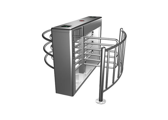 ไม้กั้นหมุนแบบเอวสูง โรเตอร์ 120 องศา อัตราการไหล 30 คน/นาที และเวลาตอบสนอง 0.2 วินาที