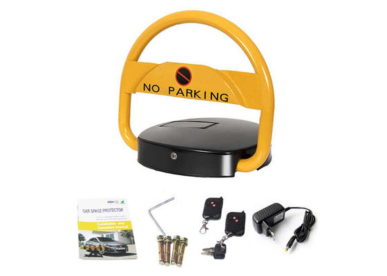 IP67 กันน้ํา 2 ตัน ความต้านทานต่อการบด DC6V แบตเตอรี่ชาร์จใหม่ ล็อคจอดรถ ล็อคพื้นที่จอดรถ