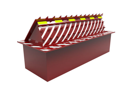 เครื่องกีดขวางถนนแบบไฮดรอลิก พร้อมถังน้ำมันขนาด 60 ลิตร ฟังก์ชันบัฟเฟอร์ 0.5 วินาที และระบบไฟเตือน LED RGB